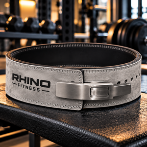 Ceinture de musculation en néoprène Rhino Fitness, soutien lombaire enveloppant, protection durable et professionnelle pour adultes. - Product Image 1