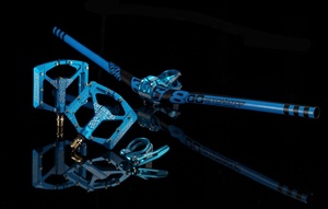 DA bom kíp kíp kíp 35 OEM MTB 35mm 800mm nhôm đôi <span class=keywords><strong>butted</strong></span> 9 độ lùi quét 397g xuống dốc xe đạp leo núi tay lái - Product Image 4