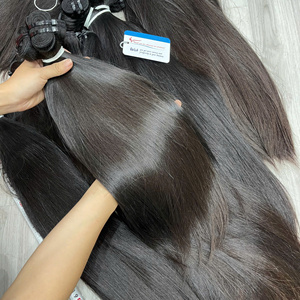 Extensiones de Cabello Humano Virgen Vietnamita de Primera Calidad, Lisas Naturales, Color Natural, de un Solo Donante, Listas para Enviar - Product Image 3