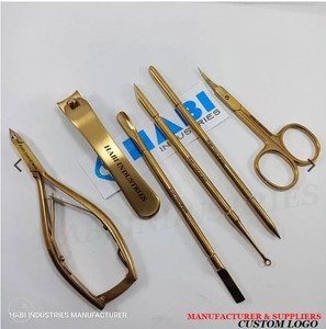 Pinzas Profesionales de Alta Calidad para Cutículas, Pinzas para Manicura y Cutículas con Logotipo Personalizado, Tijeras para Cortar Hilo, Belleza - Product Image 2