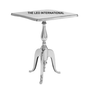 <b>High</b> Standard Durable Metal <b>Side</b> <b>Table</b> Golden Shade Unique Leaf Design Aluminum Casted Attractive Furniture - Product Image 5