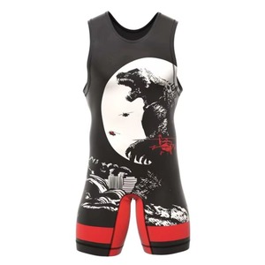 Shorts de lutte personnalisés pour hommes, sublimation en gros, respirants, séchage rapide, haute élasticité, polyester durable - Product Image 1