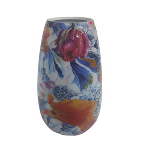 Nuevo Juego de 3 Jarrones de Hierro Clásicos con Decoración de Flores, Acabado Esmaltado, Macetas Metálicas Grandes para Decoración del Hogar y Mesa, Personalizables - Product Image 5