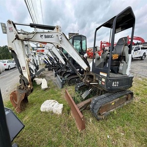 Miniexcavadora Bobcat E32 de 3.5 toneladas, máquina excavadora de cadenas de alta potencia para trabajos agrícolas, construcción, excavación de zanjas y elevación de materiales. - Product Image 6