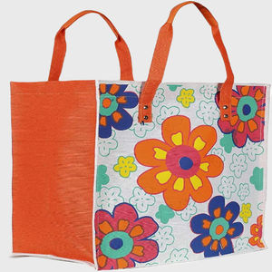 Premium Laminated Jute Shopping <b>Bag</b> with Moisture Resistant Coating - Product Image 4