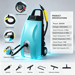 Nettoyeur Vapeur à Désinfection à l'Ozone 110 ℃ Machine de nettoyage intérieur de voitures commerciales pour les entreprises de detailing automobile - Product Image 6