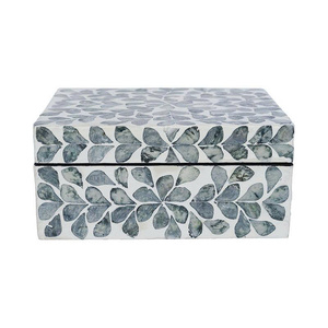 Boîte de rangement/boîte à bijoux/boîte cadeau en nacre à motifs mosaïques de luxe, décoration intérieure, vente en gros Vietnam - Product Image 4