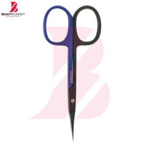 Ciseaux à cuticules personnalisés avec logo pour les soins des ongles, couleur unie, meilleur produit, usage professionnel en salon, ciseaux à cuticules en acier inoxydable - Product Image 4