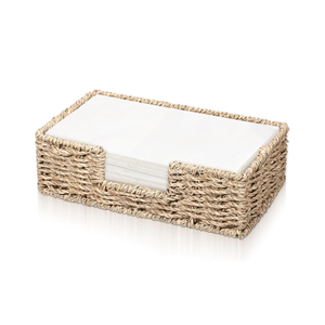 Manufacturing Eco-friendly Seagrass Guest Towel Tray Napkin Paper <b>Basket</b> for <b>Bathroom</b> Kitchen Made in Vietnam - Product Image 2