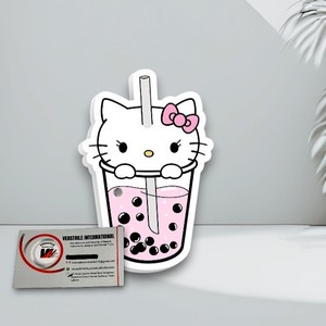 แผ่นแม่เหล็กอะคริลิคตกแต่งลายเฮลโลคิตตี้น่ารักสำหรับต่อขนตา รูปทรงผีเสื้อ หัวใจ ดอกไม้ เพชร อเนกประสงค์ - Product Image 5