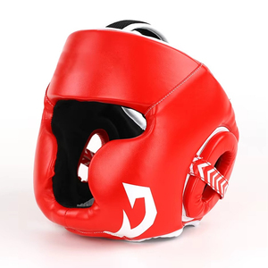 Nouveau protège-tête de boxe unisexe en cuir PU personnalisable, ouvert, pour sparring, confortable, très vendu - Product Image 2