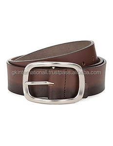 Stylish Casual Leather Belt for <b>Men</b> Handmade Wholesale Price <b>Men's</b> Fashion Leather Casual Belt with Solid Single Prong Buckle - Product Image 3