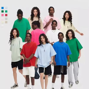 Nouvelle Tendance Vente en Gros Chemise Homme Oversize 100% Polyester Manches Courtes Épaules Tombantes Hip Hop Streetwear Personnalisé de Haute Qualité - Product Image 6