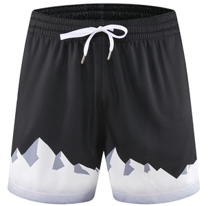 Pantalones Cortos Deportivos Casuales de Malla Sólida con Logotipo Personalizado al por Mayor, Ecológicos, de Secado Rápido y Transpirables para Hombre, Colores y Tallas Personalizables - Product Image 2