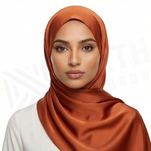 ผ้าคลุมศีรษะฮิญาบสำหรับผู้หญิง สีพื้น ผ้าโพลีเอสเตอร์คุณภาพสูง ระบายอากาศได้ดี เนื้อผ้าเจอร์ซีย์ นุ่มสบายผิว เหมาะสำหรับสวมใส่ทุกวัน ผ้าพันคอแบบตะวันออกกลาง - Product Image 4