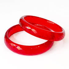 กำไลแก้วลายดอกไม้วินเทจคุณภาพสูงสำหรับโอกาสเป็นของขวัญสำหรับผู้หญิง - Product Image 3