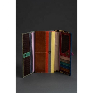 Pochette Francesca style vintage en cuir imprimé léopard petit porte-monnaie multi-usage portefeuille à rabat pour dames - Product Image 3