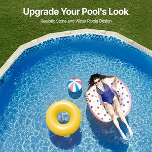 Telo di copertura ovale durevole 12 x 24 piedi per piscina fuori terra, altezza parete 48-54 pollici, per piscine da 25m, spessore standard - Product Image 6