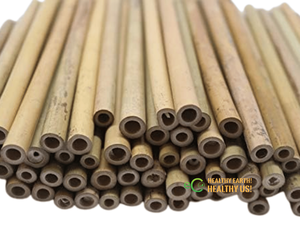 Eco2go Vietnam Inserts de nidification durables et respirants pour insectes et abeilles, en tiges de bambou brutes, pour la pollinisation en extérieur dans les vergers et jardins - Product Image 2