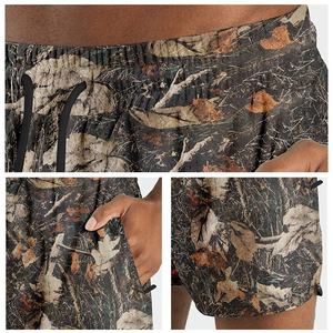 OEM Men Sublimation <b>Tree</b> Camo Mesh Basketball Shorts Heavy <b>Weight</b> Polyester 6 Inch Inseam Quick Dry Summer Sports Shorts - Product Image 4