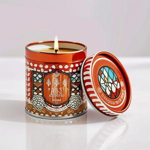 Vela perfumada al por mayor en lata elegante con diseño de etiqueta privada personalizada perfecta para embalaje de regalo de Navidad - Product Image 3