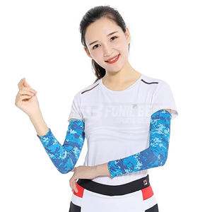Mangas de Ciclismo Personalizadas de Talla Grande con Protección UV, de Spandex/Poliéster, Unisex, para Actividades al Aire Libre - Product Image 3