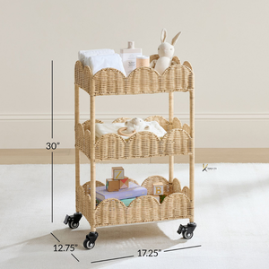 Estantería de Pared de Mimbre de Alta Calidad para Niños, Muebles Infantiles, Estantería Arqueada de Mimbre Tejida a Mano para Exhibición y Almacenamiento de Juguetes, Venta al por Mayor - Product Image 4