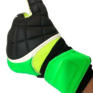 Guantes de Portero de Fútbol de Cuero Personalizados Profesionales, Diseño/Logotipo, Uso en Exteriores, Correa de Muñeca Ajustable con Cierre de Gancho y Bucle - Numica - Product Image 3