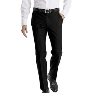 Pantalones de Vestir Modernos para Hombre |   Pantalones de Traje para Hombre |   Tela elástica de alto rendimiento, frente plano, lista para usar - Product Image 6