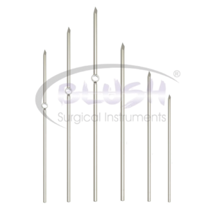 <b>Titanium</b> Single-Ended Bone Needle Surgical Instrument External Fixtional K <b>Wire</b> Kirschner <b>Wire</b> Surgical By Blush Surgical - Product Image 1