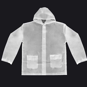 Chaqueta Impermeable Transparente con Capucha para Hombre, Personalizable, para Uso en Exteriores, Ecológica, de Secado Rápido, con Logotipo Frontal, MOQ Bajo - Product Image 5