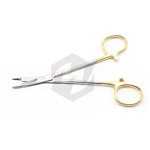 Portaagujas Quirúrgico Manual Olsen Hegar Europeo con Inserciones de Carburo de Tungsteno, Mordazas Dentadas de Acero Inoxidable, Certificado CE - Product Image 2
