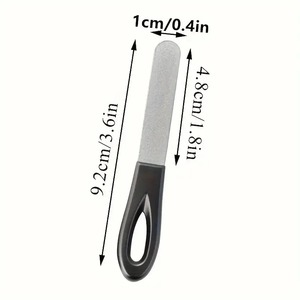 Lime à ongles double face EMERY avec manche, outil de soin des ongles durable, 9 cm/3,6 po, grain 100, BAFA SURGICAL INSTRUMENTS - Product Image 1