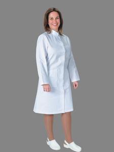 Ensembles d'uniformes médicaux tricotés personnalisés avec logo pour la vente en gros - Blouses longues en tissu extensible pour usage hospitalier - Product Image 2