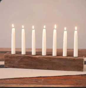 Wholesale Eco-Friendly Heat Resistant Square Metal Lantern Candle Holder Set Hand Carved Brown Finish Dinner <b>Table</b> Centerpiece - Product Image 2