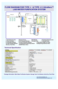 Sistema de Purificación de Agua Ultrapura de 100 LPH para Laboratorios con Filtración Avanzada RO EDI UV, Suministro de Agua de Alta Pureza - Product Image 2