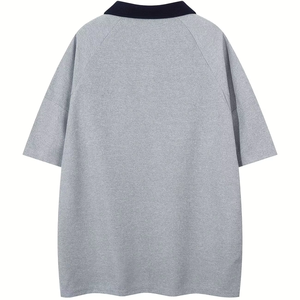 Summer Premium Quality Men's Casual Solid Color Plus Size Breathable Anti-Wrinkle Eco-Friendly 100% Cotton Jersey Knitted Short - Product Image 2