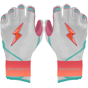 Gant de frappeur de baseball en peau de mouton rose avec support de poignet à fermeture auto-agrippante - Product Image 6