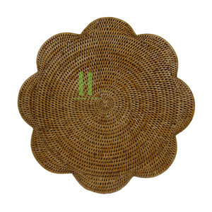 Assiettes de présentation en rotin naturel tressé faites à la main de haute qualité, décor bohème pour sublimer votre expérience culinaire, OEM Rotin 2026 - Product Image 6