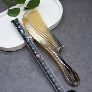 <b>Personalized</b> Natural Buffalo Horn Comb, Handmade Anti Stress and <b>Massage</b> Buffalo Horn Comb for Hair, Beard, Pocket Horn Comb - Product Image 6