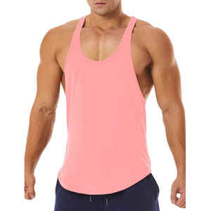 Camiseta sin mangas para hombre con logotipo personalizado OEM para gimnasio, deportes y viajes, para culturismo, fitness y correr, con precio razonable para venta al por mayor. - Product Image 3