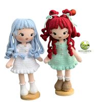 Boneka Pullip Rajutan Kustom Kartun Anime Buatan Tangan Mainan Edukatif Lembut dan Empuk Hadiah untuk Bayi Anak-anak Ulang Tahun Natal