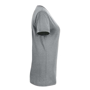 T-shirts pour femmes, été, écologiques, respirants, manches courtes, col en V, 100% coton, personnalisables - Product Image 2