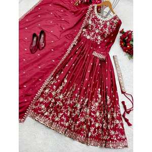 Designer Belle Dupatta Robes de Soirée Robe de Soirée - Product Image 3