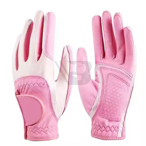 Gants de golf de luxe en cuir Cabretta respirant avec logo et couleur personnalisés, design unique antidérapant pour la pratique sportive - Product Image 1