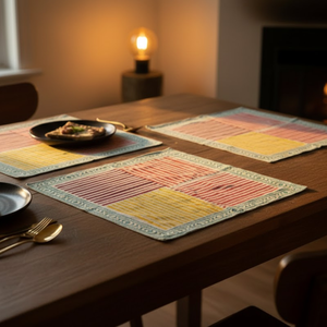 Juego de 6 Servilletas de Mesa de Algodón Hechas a Mano Checkmate |   Servilletas Elegantes para Decoración de Cocina y Hogar, Diseño Premium, Juego de 6 - Product Image 5