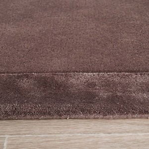 Tapis de luxe en peluche marron, doux, en viscose et laine, moderne, tufté, pour salon, chambre, tapis d'intérieur confortable, décoration minimaliste - Product Image 5