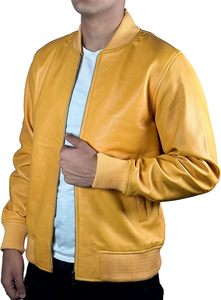 Blouson Bomber Homme Personnalisé en Coton/Laine avec Col Montant et Logo Frontal – Respirant et Écologique pour Usage Quotidien - Product Image 3