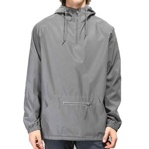 Veste coupe-vent à capuche personnalisée, style hip-hop, demi-zip, veste coupe-vent, résistante à l'eau, vêtements de plein air, veste décontractée fine - Product Image 4