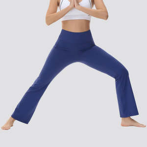 Pantalon cargo évasé et ample en coton respirant et doux pour femme – Vente en gros - Product Image 3